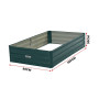 Wallaroo Garden Bed 150 x 90 x 30cm Galvanized Steel - Green thumbnail 4