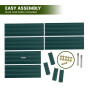 Wallaroo Garden Bed 150 x 90 x 30cm Galvanized Steel - Green thumbnail 7
