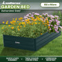 Wallaroo Garden Bed 150 x 90 x 30cm Galvanized Steel - Green thumbnail 9