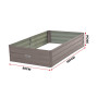 Wallaroo Garden Bed 150 x 90 x 30cm Galvanized Steel - Grey thumbnail 4