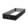 Wallaroo Garden Bed 210 x 90 x 30cm Galvanized Steel - Black thumbnail 1
