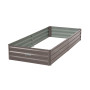 Wallaroo Garden Bed 210 x 90 x 30cm Galvanized Steel - Grey thumbnail 1