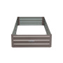 Wallaroo Garden Bed 210 x 90 x 30cm Galvanized Steel - Grey thumbnail 2