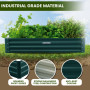 Wallaroo Garden Bed 240 x 120 x 30cm Galvanized Steel - Green thumbnail 6