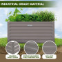 Wallaroo Garden Bed 240 x 120 x 57cm Galvanized Steel - Grey thumbnail 6