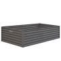 Wallaroo Garden Bed 240 x 120 x 57cm Galvanized Steel - Grey thumbnail 1