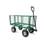 Steel Mesh Garden Trolley Cart - Green thumbnail 1