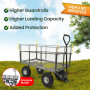 Steel Mesh Garden Trolley Cart - Hammer Grey thumbnail 5