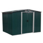 Garden Shed Spire Roof 8x8ft - Green thumbnail 1