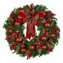 Christabelle 71cm Christmas Wreath - Berries & Baubles thumbnail 1