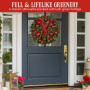 Christabelle 71cm Christmas Wreath - Berries & Baubles thumbnail 5