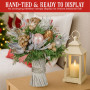 Christabelle 33cm Christmas Bouquet - Christmas Blush thumbnail 7