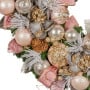 Christabelle 71cm Christmas Wreath Lush Pink Front Door Decoration Jewelled Baubles Flowers Pine Cones Ribbons Ornaments thumbnail 2