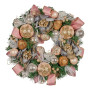 Christabelle 56cm Christmas Wreath Lush Pink Front Door Decoration Jewelled Baubles Flowers Pine Cones Ribbons thumbnail 1