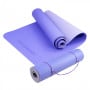 Powertrain Eco Friendly TPE Yoga Exercise Pilates Mat - Blue thumbnail 1