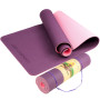 Powertrain TPE Pilates Exercise Yoga Mat 8mm - Dark Purple thumbnail 1