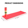 Powertrain TPE Pilates Exercise Yoga Mat 8mm - Red thumbnail 2