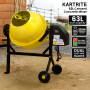 Kartrite Portable 63L Cement Concrete Mixer Dual Mix Blades & Tipper Lock 220W thumbnail 11