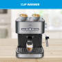 Hauffmann Davis Espresso Coffee Machine Automatic Italian Pump Frother thumbnail 7