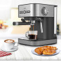 Hauffmann Davis Espresso Coffee Machine Automatic Italian Pump Frother thumbnail 9