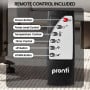 Pronti Glass Panel Convection Heater with Remote Control LED Display 1000W/2000W thumbnail 8