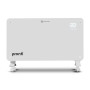 Pronti Glass Panel Convection Heater with Remote Control LED Display White thumbnail 3