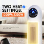 Pronti Electric Tower Heater 2200W Remote Control - White thumbnail 5