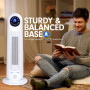 Pronti Electric Tower Heater 2200W Remote Control - White thumbnail 7