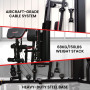Powertrain JX-89 Multi Station Home Gym 68kg Weight Cable Machine thumbnail 5