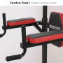 Powertrain J06 Multi-Function Power Tower Pull Up Chin Up Dip Station Heavy Duty Home Gym Strength Training Equipment thumbnail 8