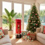 Christabelle 100cm Santa Clause Christmas Mailbox with Locking rear Door for Letters thumbnail 2
