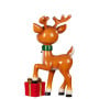 Christmas Reindeer Display - Cute Baby Reindeer with Present - 89cm thumbnail 2