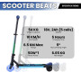 Voyager Scooter Beats Electric Scooter - Blue thumbnail 7