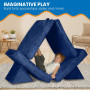 Huddle Kids Modular Play Foam Couch - Navy thumbnail 6