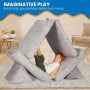 Huddle Kids Modular Play Foam Couch - Grey thumbnail 5