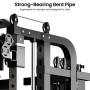 Powertrain 938B Multi-Function Smith Machine Gym Station 160KG Dual Weight Stack Power Rack Cable Heavy-Duty Steel Frame thumbnail 5