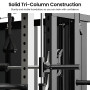 Powertrain 938B Multi-Function Smith Machine Gym Station 160KG Dual Weight Stack Power Rack Cable Heavy-Duty Steel Frame thumbnail 6