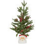 Christabelle Christmas Tree with Lights in Santa Pot - 55cm thumbnail 5