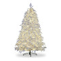 Christabelle 2.3m 7.5ft Crystal Snow Christmas Tree Pre Lit Multi Function Micro LED Artificial Indoor Xmas Decor Home thumbnail 3