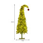 Christabelle Christmas Gremlin Tree 4ft with Curved Top Red Bauble thumbnail 3
