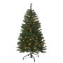137cm Pine Slimline Christmas Tree with Lights thumbnail 1