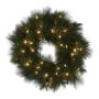 Christabelle 61cm Christmas Wreath Long Needle with LED Lights Front Door Decoration Ornament thumbnail 1