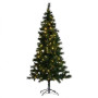 Christabelle 1.8m 6ft Lakeland Pine Christmas Tree Pre Lit Multi Function LED Artificial Indoor Xmas Decor Home thumbnail 1
