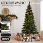 Christabelle 1.8m 6ft Lakeland Pine Christmas Tree Pre Lit Multi Function LED Artificial Indoor Xmas Decor Home thumbnail 13