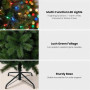 Christabelle 1.8m 6ft Lakeland Pine Christmas Tree Pre Lit Multi Function LED Artificial Indoor Xmas Decor Home thumbnail 7