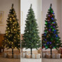 Christabelle 1.8m 6ft Lakeland Pine Christmas Tree Pre Lit Multi Function LED Artificial Indoor Xmas Decor Home thumbnail 11