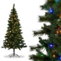 Christabelle 1.8m 6ft Lakeland Pine Christmas Tree Pre Lit Multi Function LED Artificial Indoor Xmas Decor Home thumbnail 4
