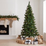 Christabelle 2.3m 7.5ft Lakeland Pine Christmas Tree Pre Lit Multi Function LED Artificial Indoor Xmas Decor Home thumbnail 7