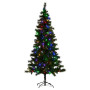 Christabelle 2.3m 7.5ft Lakeland Pine Christmas Tree Pre Lit Multi Function LED Artificial Indoor Xmas Decor Home thumbnail 1