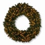 Christabelle 1.52m Nordic Pine Christmas Wreath Pre Lit White LED Large Statement Front Door Xmas Decoration Home thumbnail 1